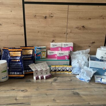 Léky a pomůcky pro Marušku