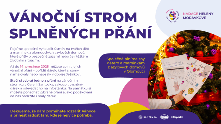 Vánoční strom splněných přání