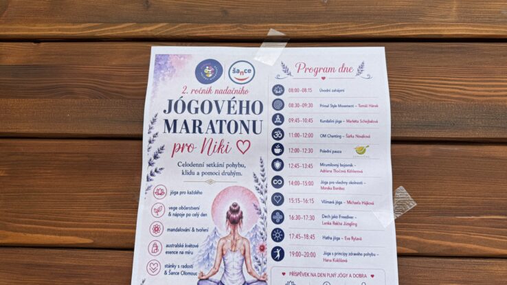 Jógový maraton pro&nbsp;Niki